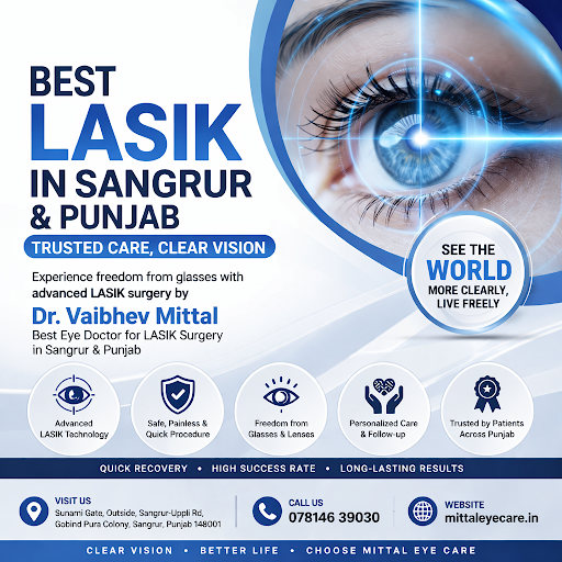 Best LASIK in Sangrur and Punjab – Trusted Vision Care at Mittal Eye Care